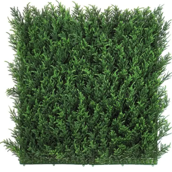 Artificial Conifer hedge panel