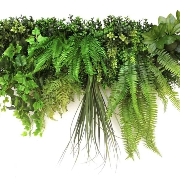 Fake green wall panels